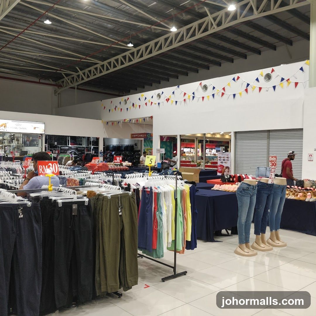 Clothing store with sale items
