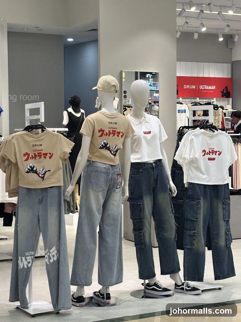 Mannequins in a clothing store