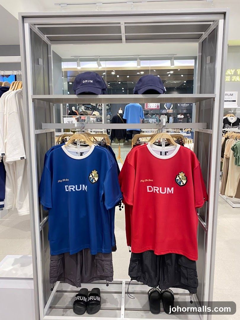 DRUM Apparel Display