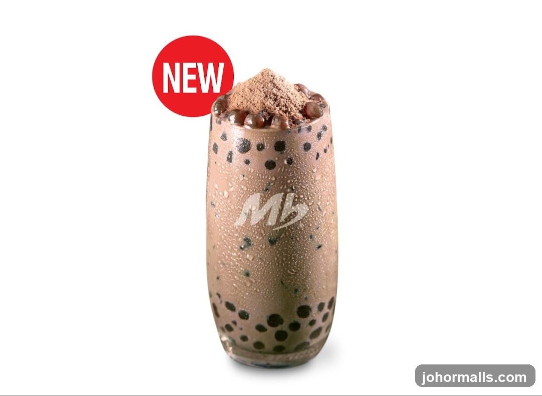 New Chocolate Boba Drink