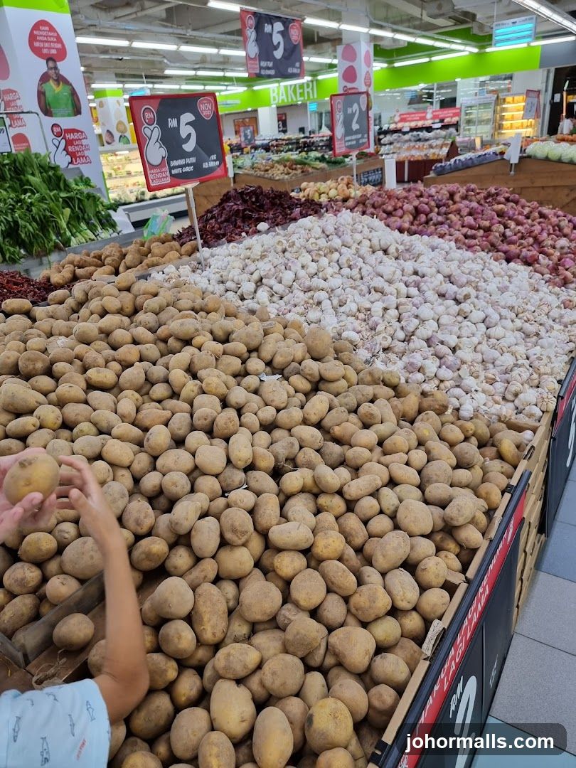 Produce Section in a Supermarket