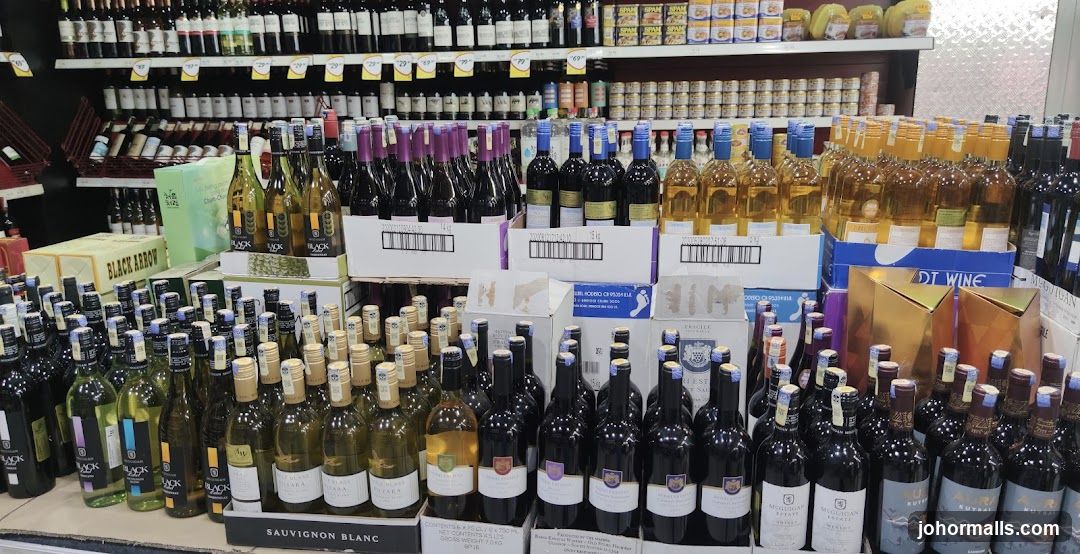 Wine and Canned Goods Display