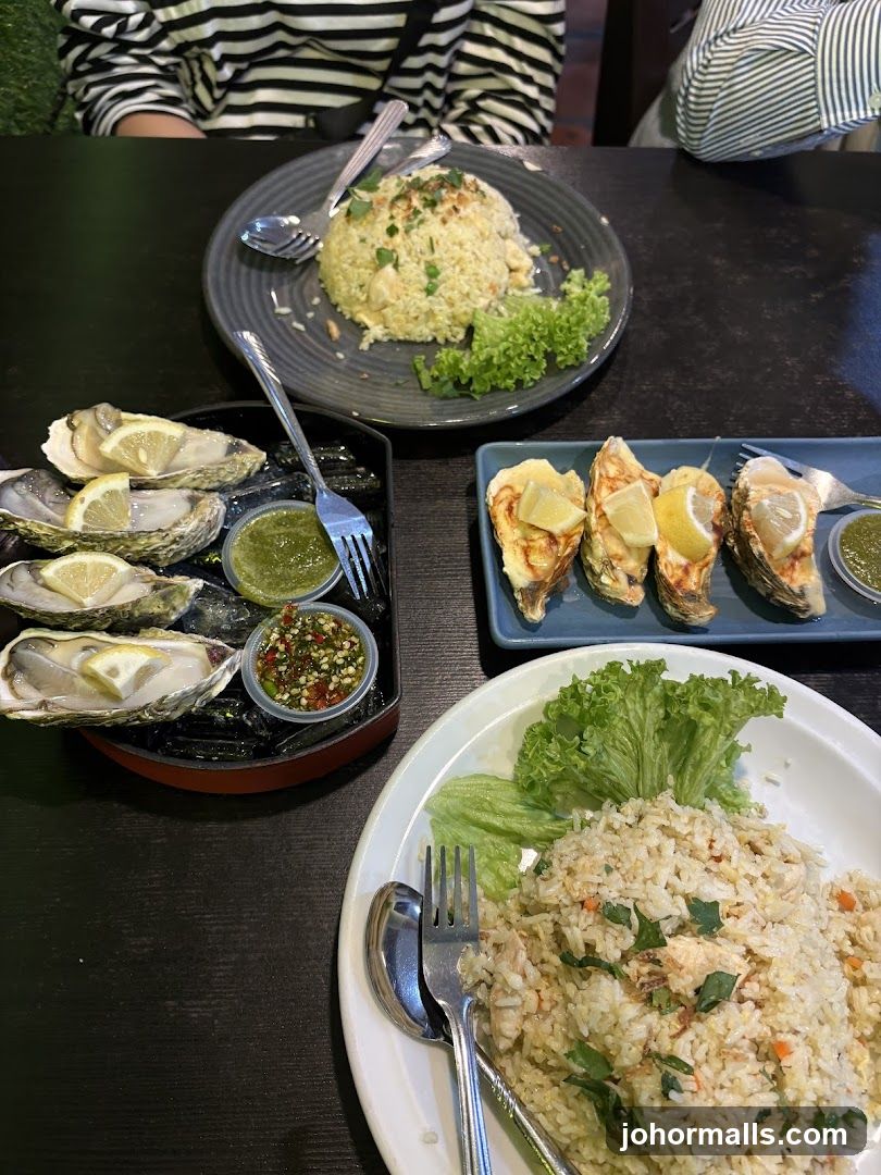Oysters and Fried Rice