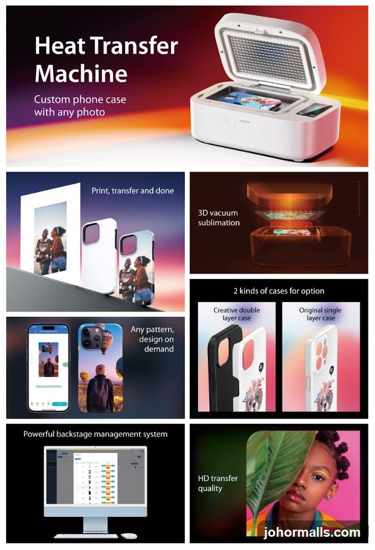 Heat Transfer Machine for Custom Phone Cases