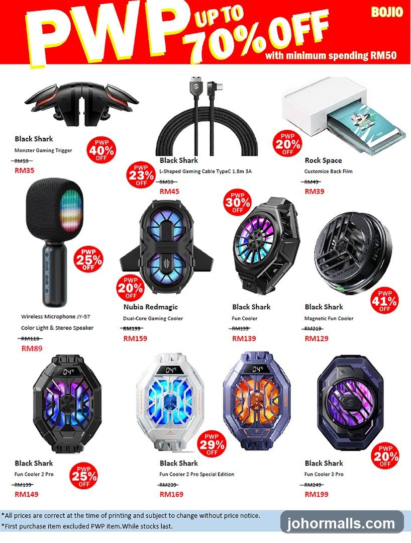 PWP Up to 70% Off Promotion