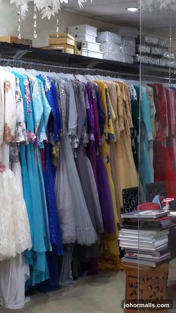 Dresses on display