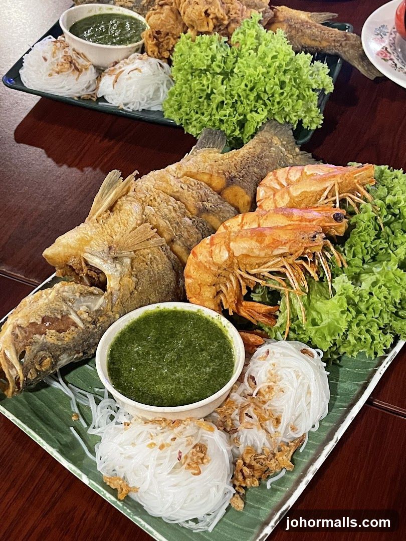 Fried Fish and Shrimp Platter