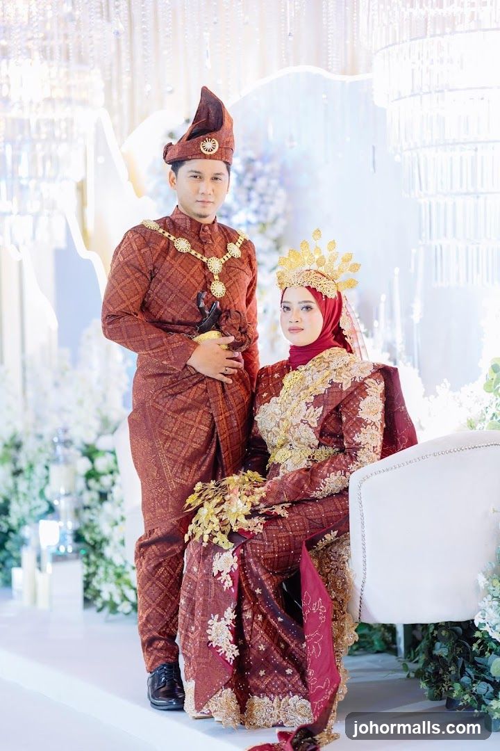 Wedding Couple in Traditional Attire