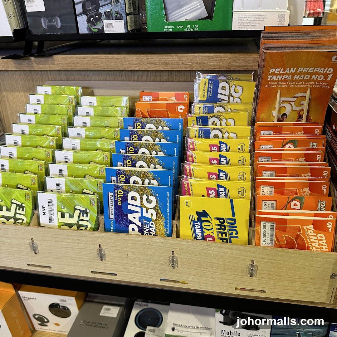 Prepaid SIM Cards Display