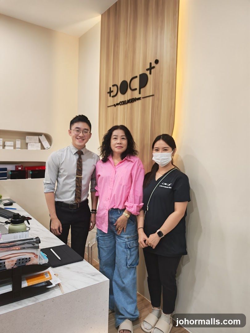 Staff at a clinic