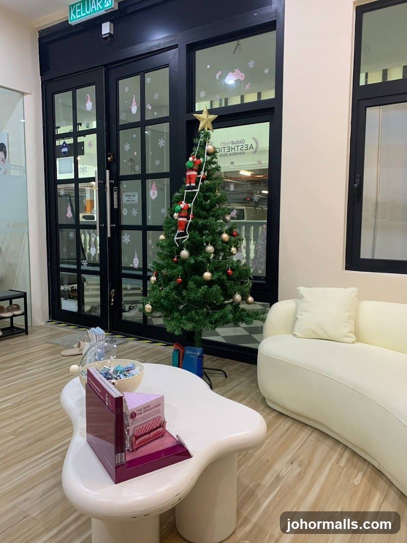 Christmas Tree in Waiting Area