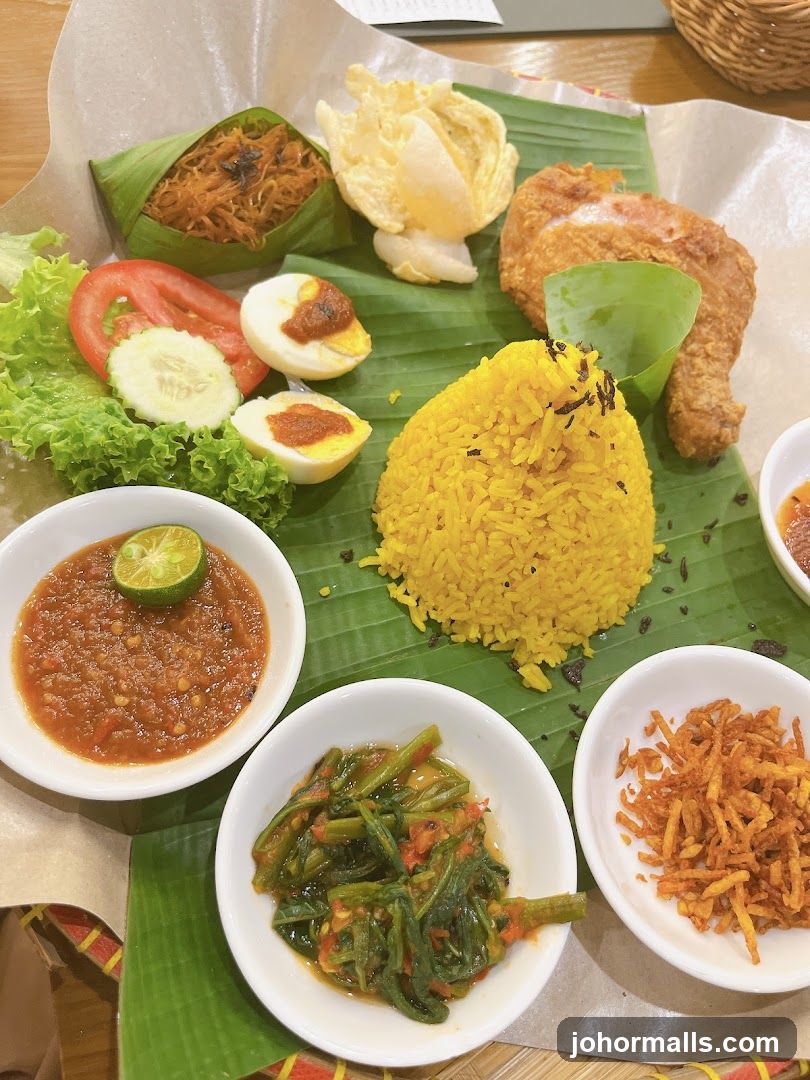 Nasi Kuning Platter