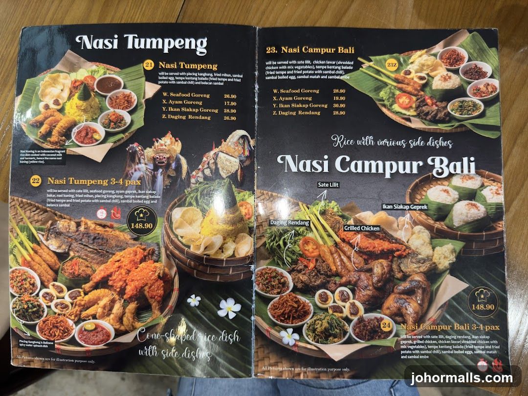 Nasi Tumpeng & Nasi Campur Bali