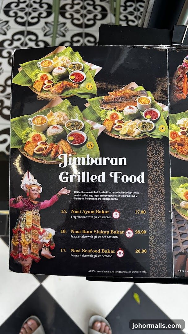 Jimbaran Grilled Food