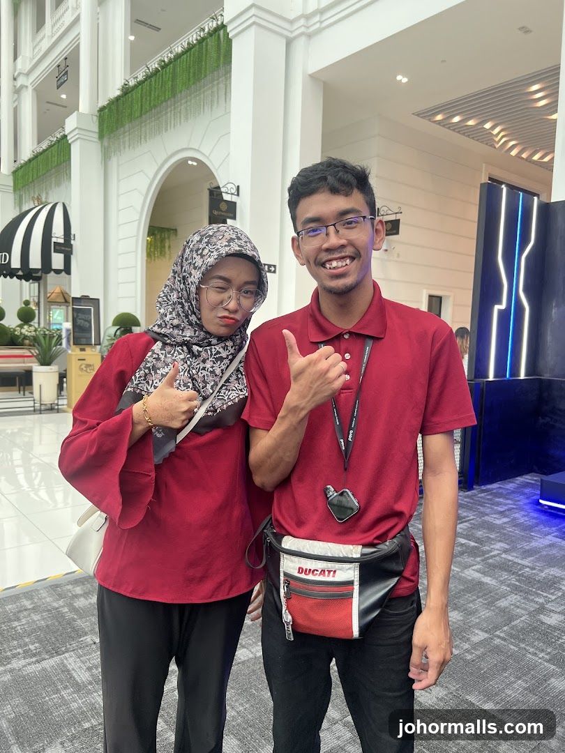 Two people posing for a photo