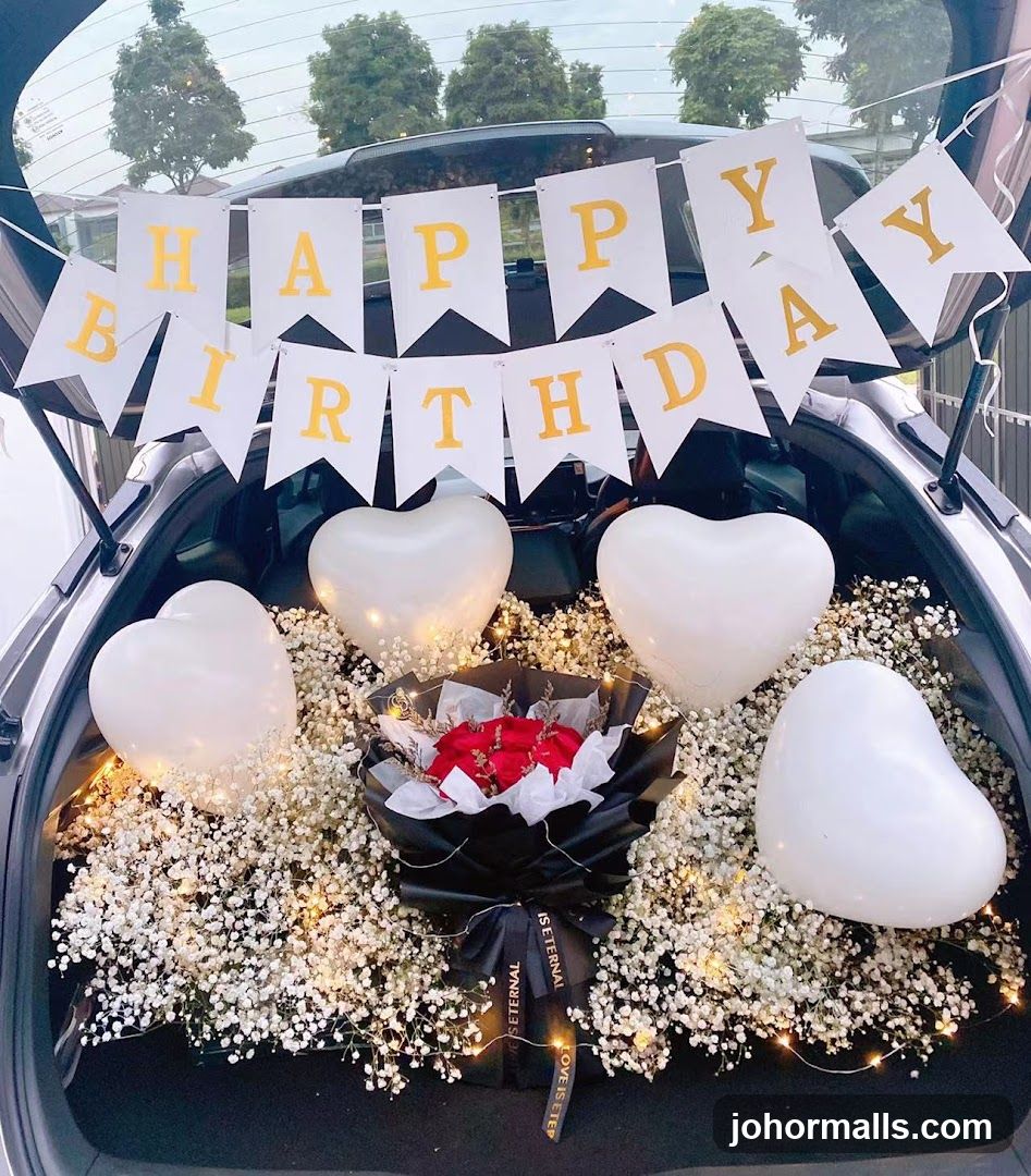 Surprise Birthday Trunk Decoration