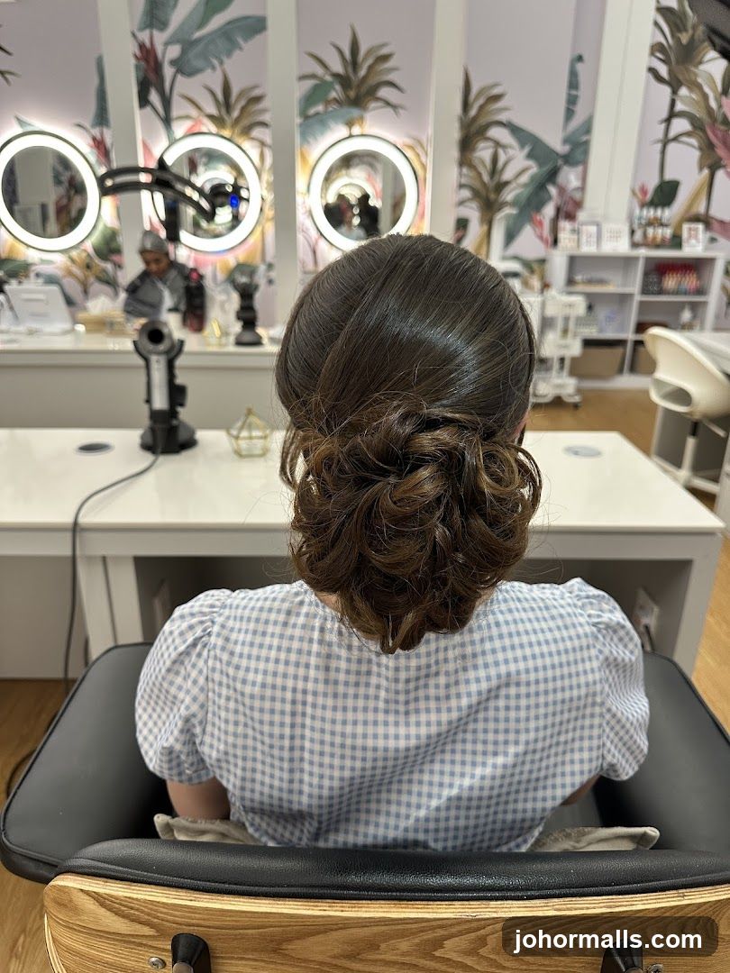 Hairstyle in Salon