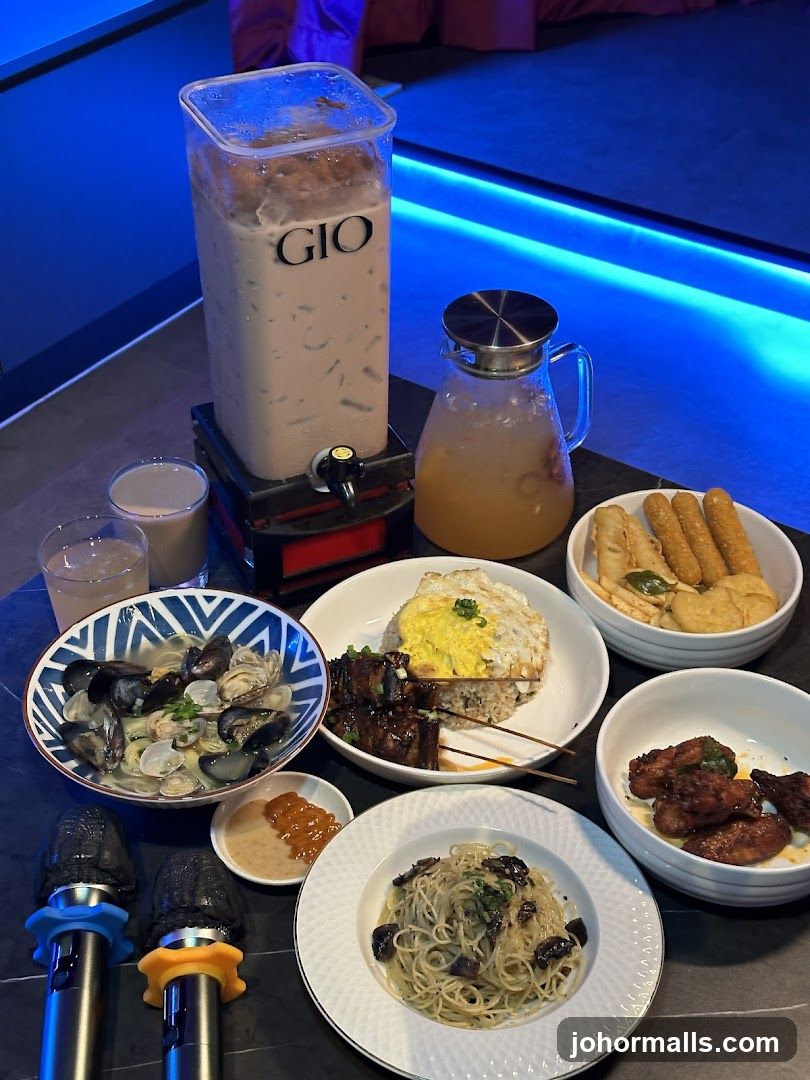 Food and Drinks with Microphones