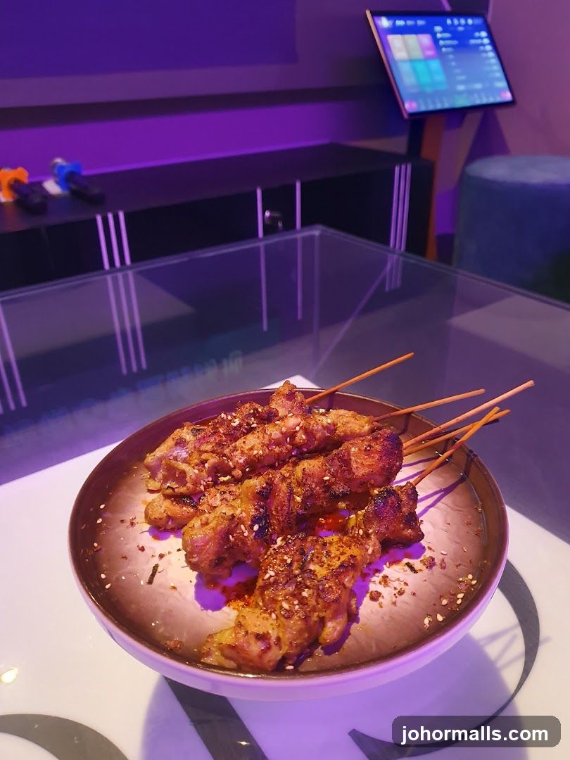 Skewers and Karaoke Screen