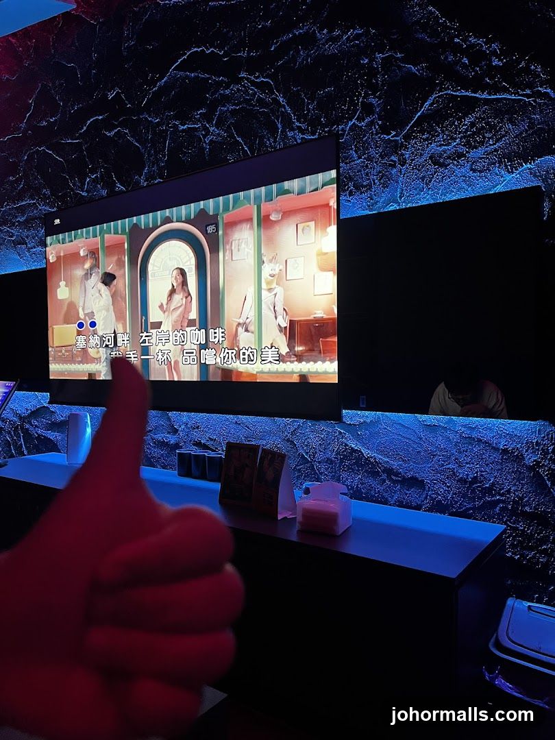 KTV Room with Screen Display