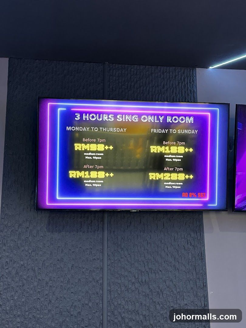 3 Hours Sing Only Room
