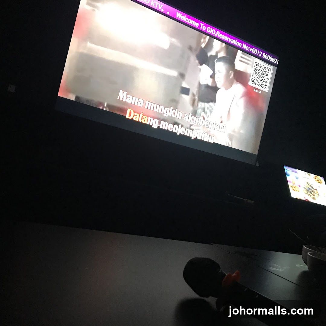 Karaoke Screen with Song Lyrics