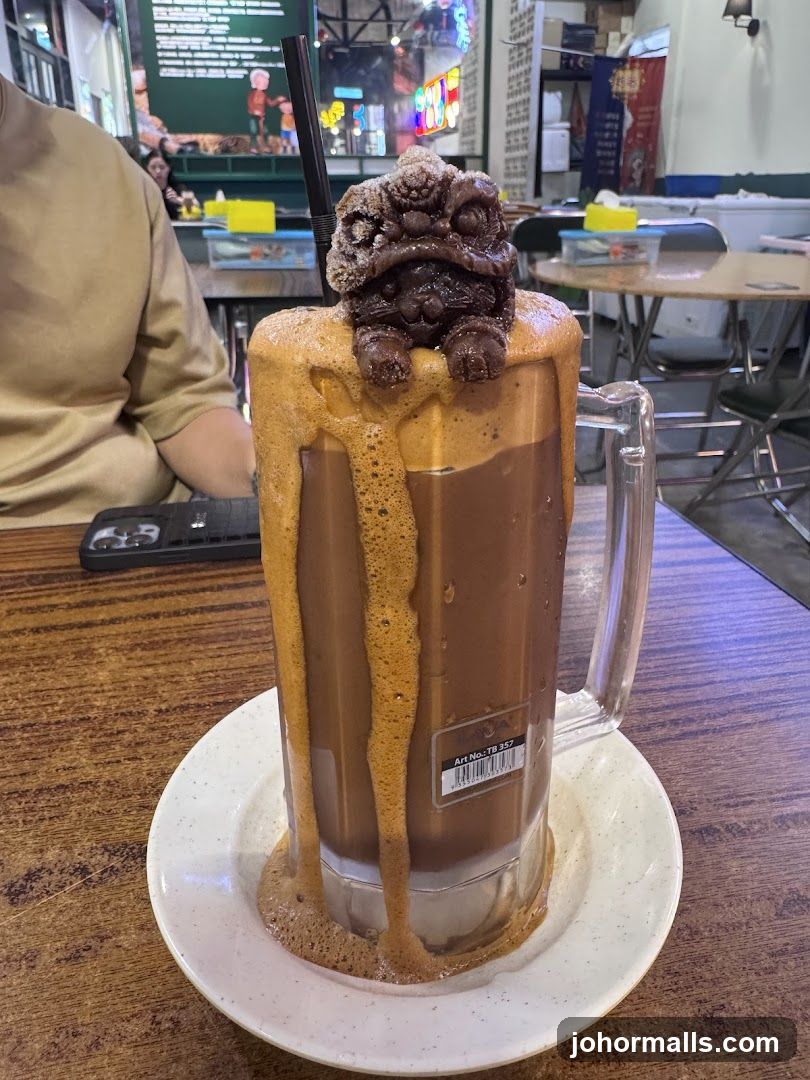 Chocolate Drink with Decorative Topping