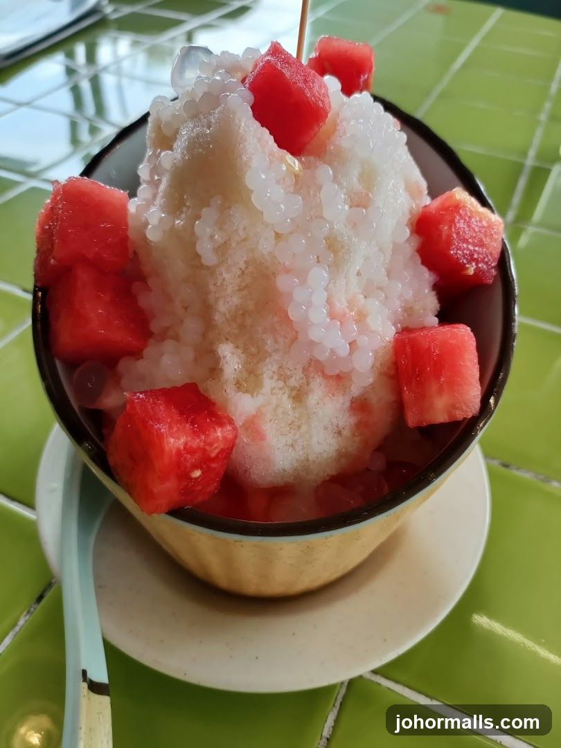 Watermelon and Tapioca Shaved Ice
