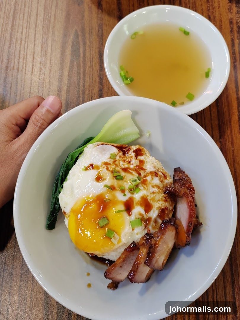 Char Siu Rice with Fried Egg