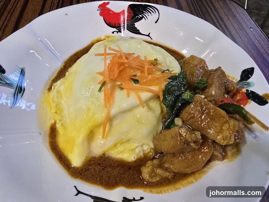 Omelette with Meat and Vegetables