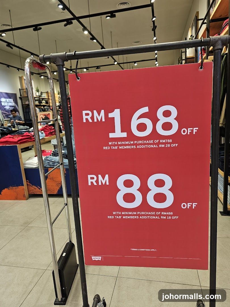 Levi's Sale Sign