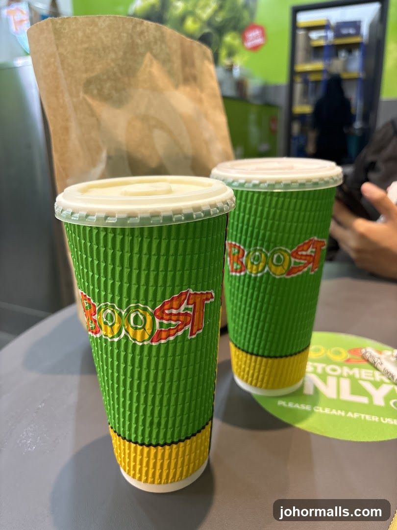Boost Juice Cups