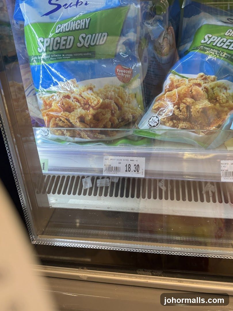 Frozen Spiced Squid