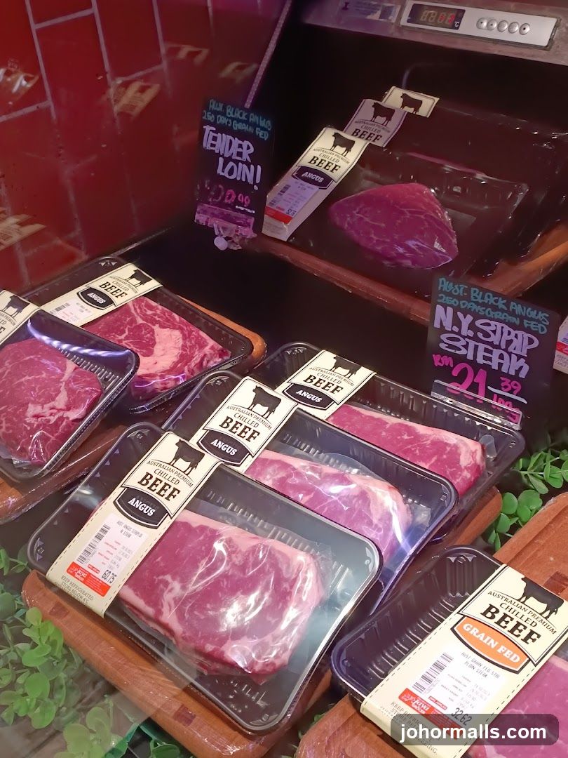 Beef Cuts Display