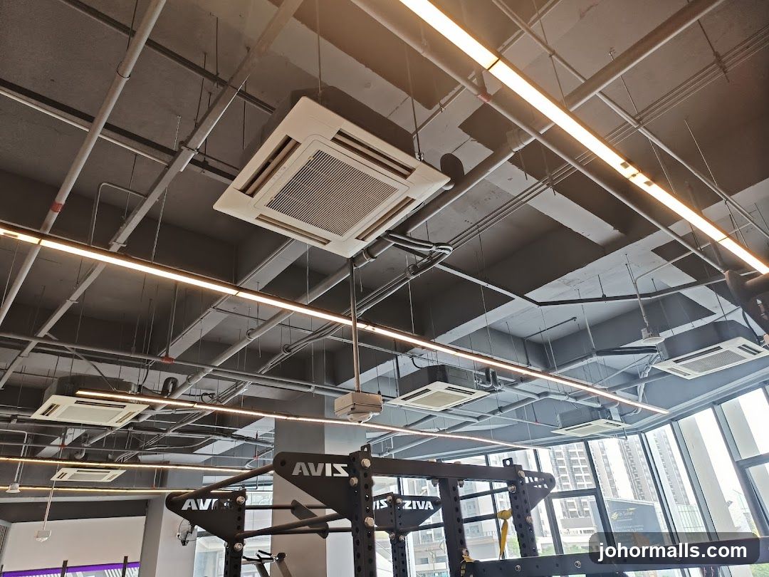 Gym Ceiling with Equipment