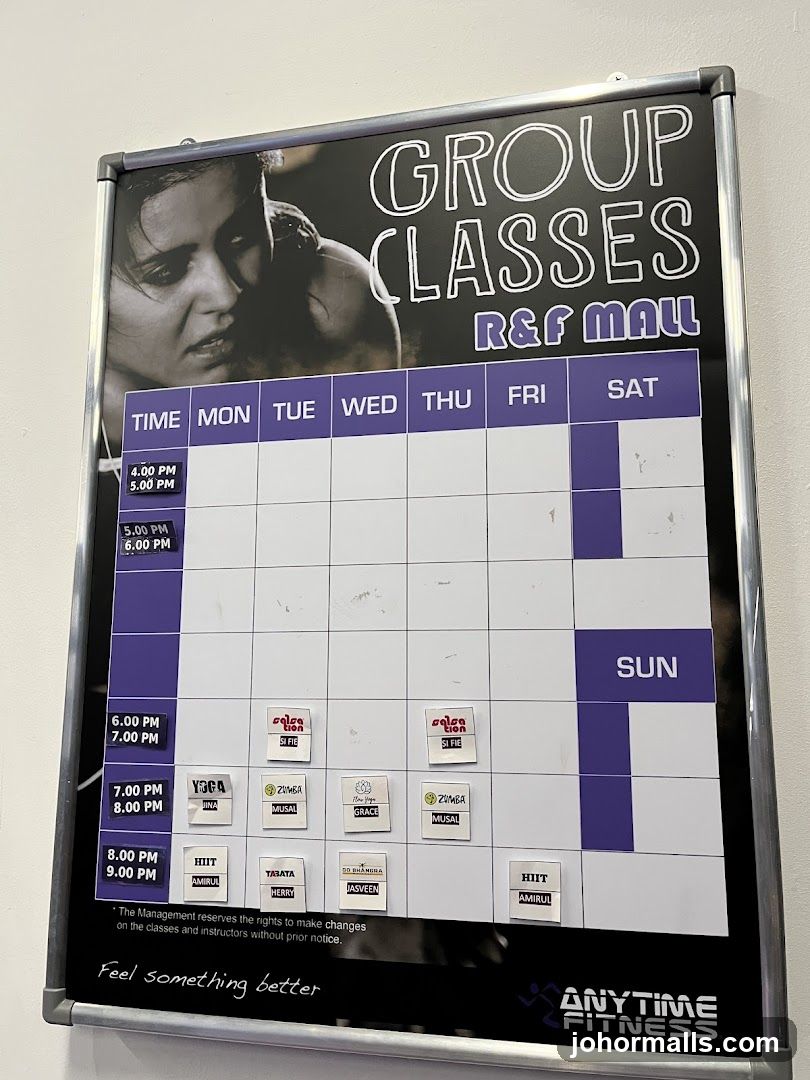 Group Classes Schedule