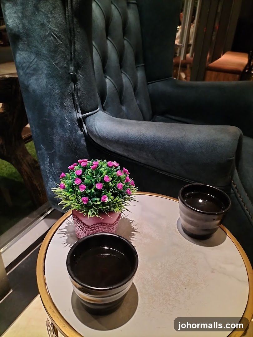 Cozy Seating Area with Tea