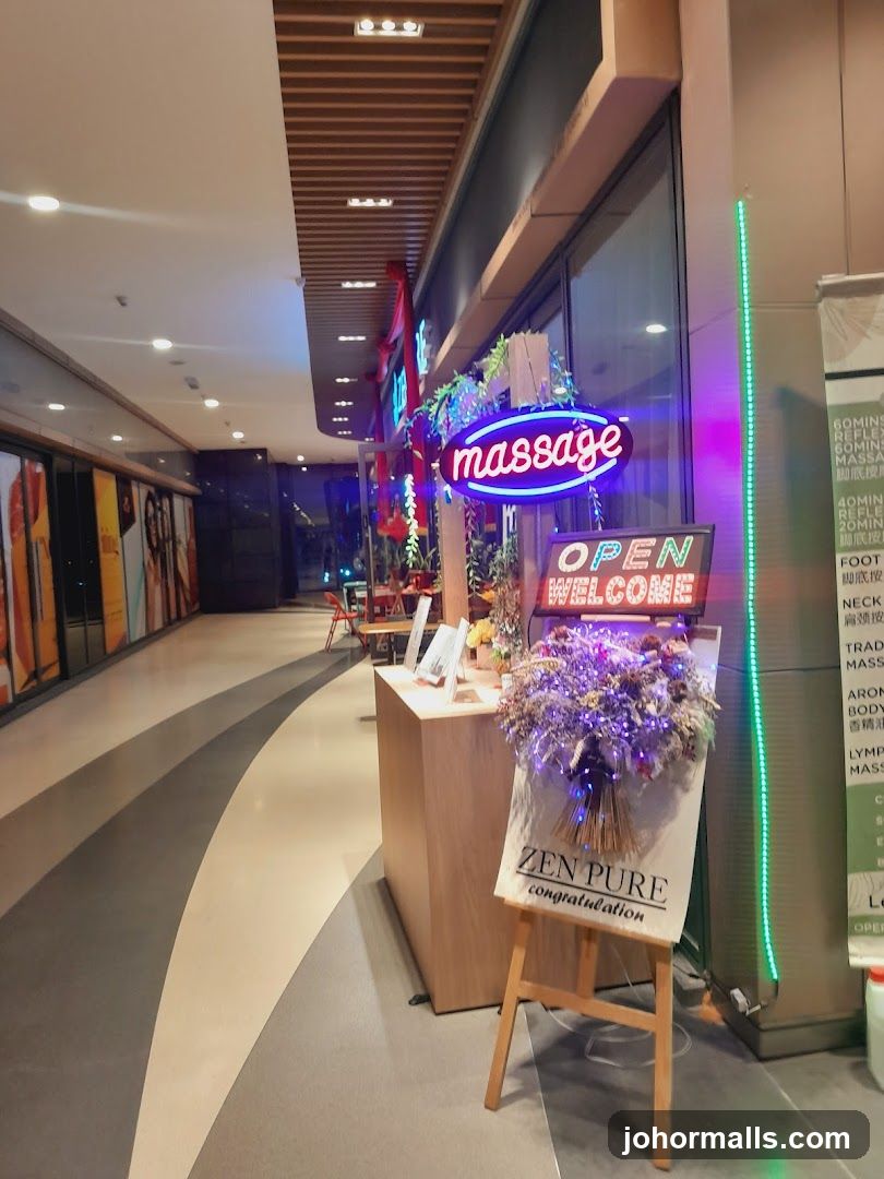 Zen Pure Massage Shop Entrance