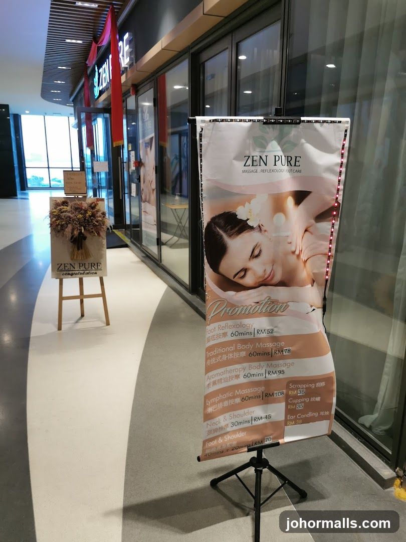 Zen Pure Massage Promotion Banner