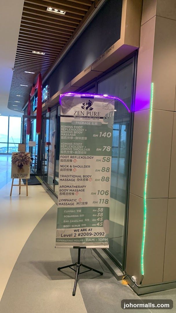 Zen Pure Menu