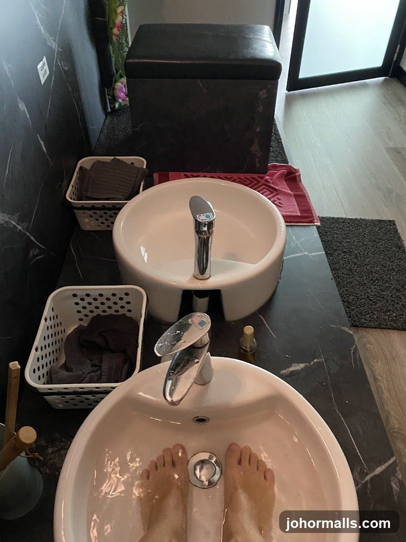 Foot Spa Setup