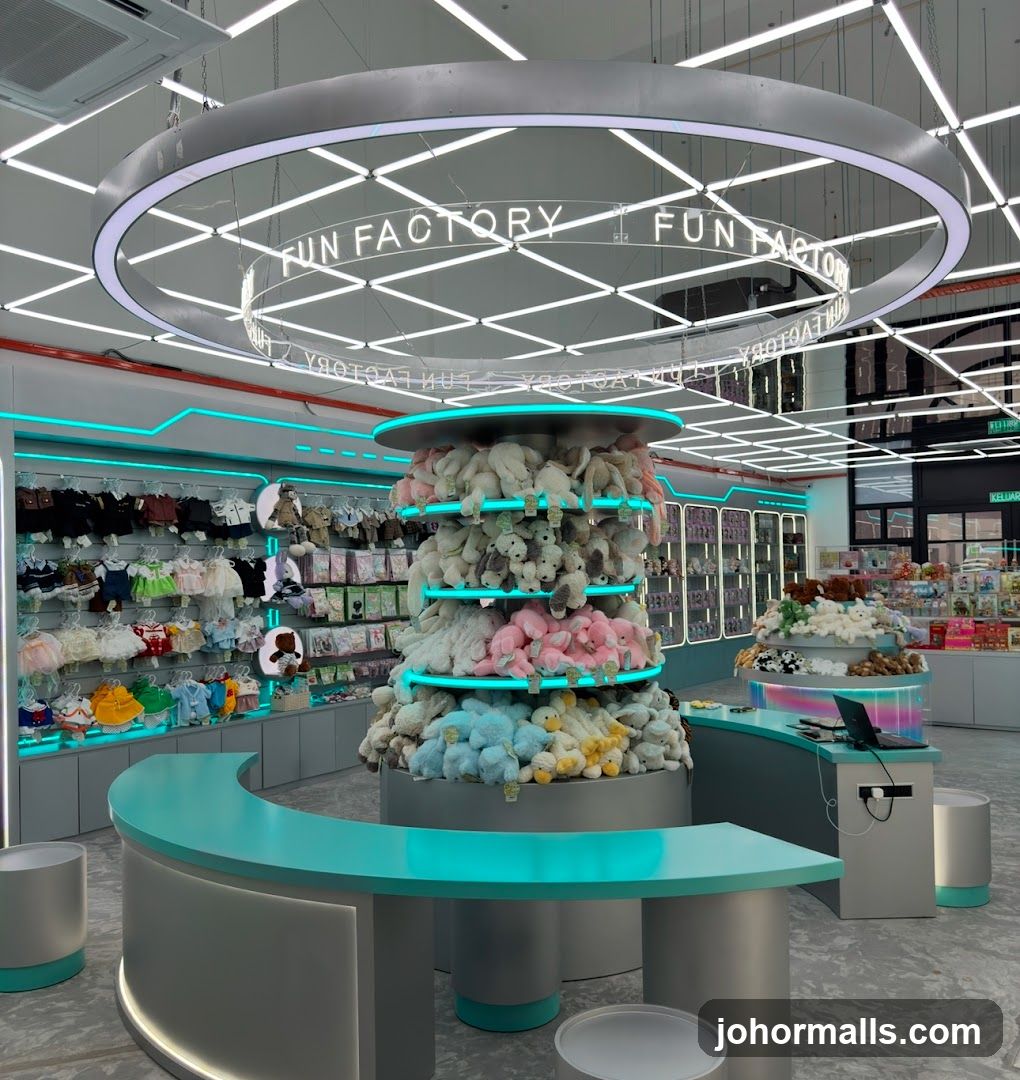 Interior of a toy store