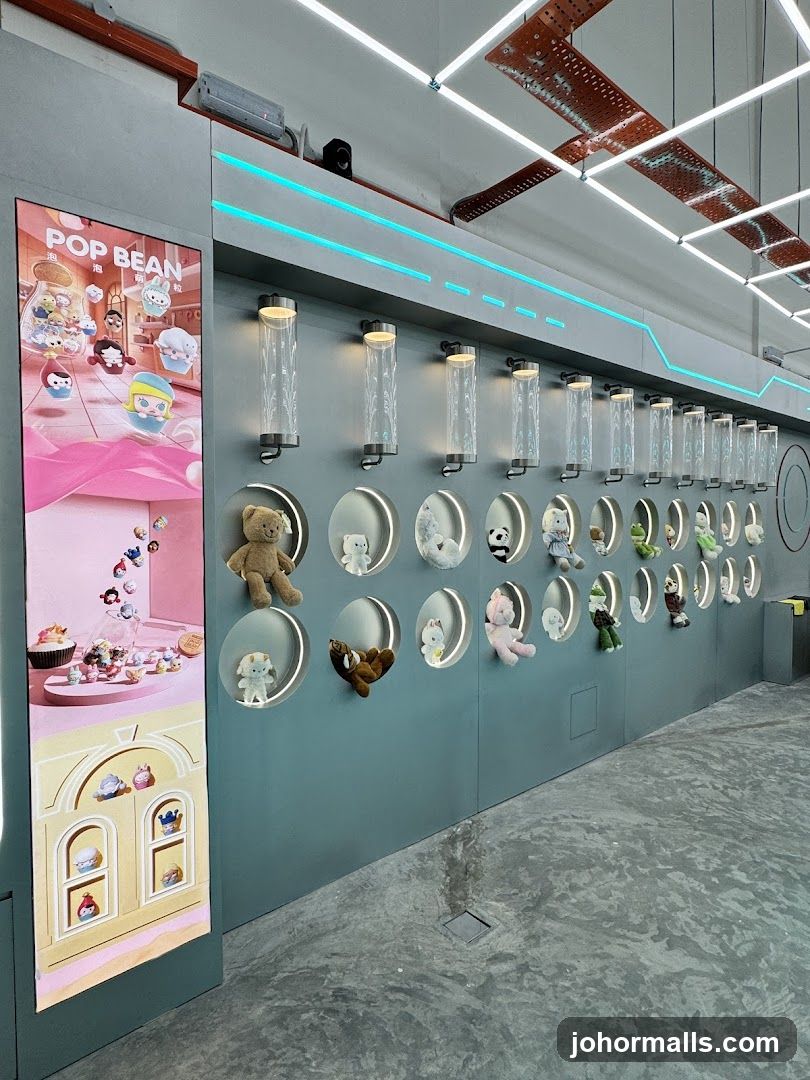 Display of Plush Toys