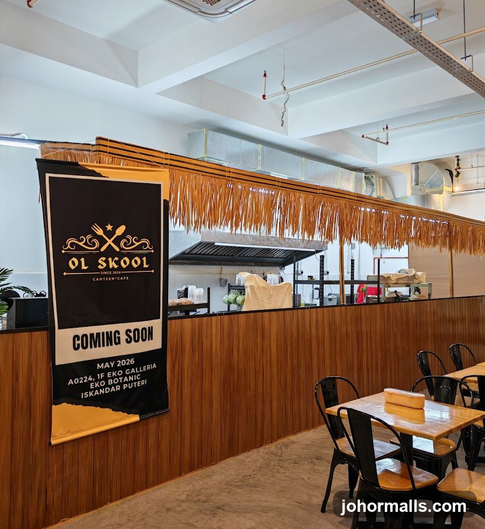 "OL SKOOL" Canteen Cafe Coming Soon Banner