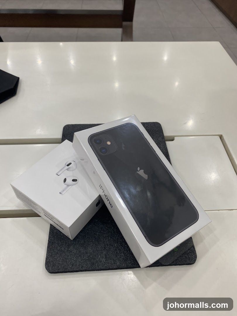iPhone and AirPods