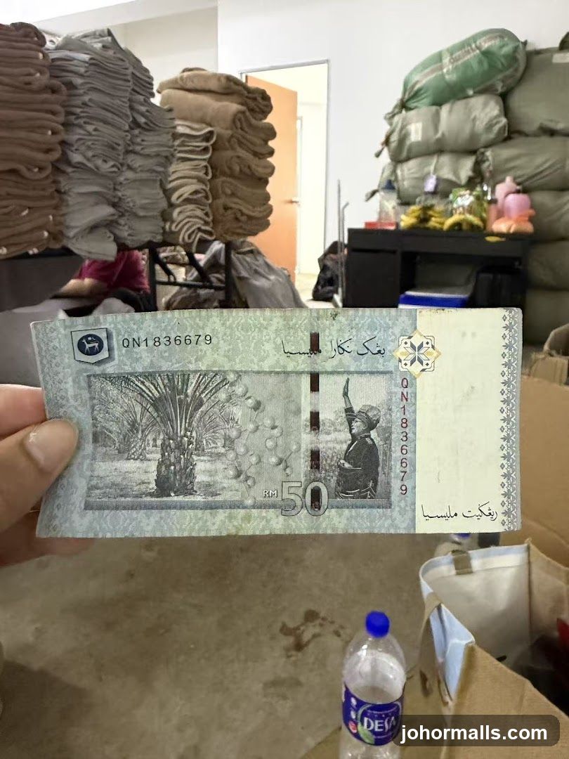 Malaysian 50 Ringgit Banknote