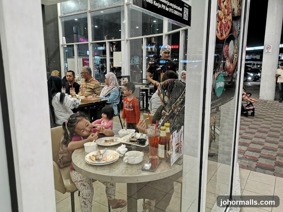 People dining at a restaurant