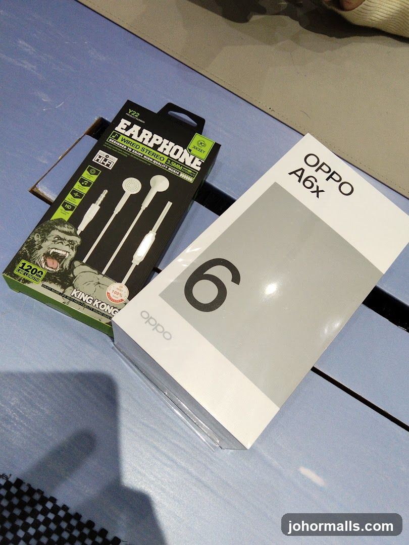 OPPO A6x and Earphones