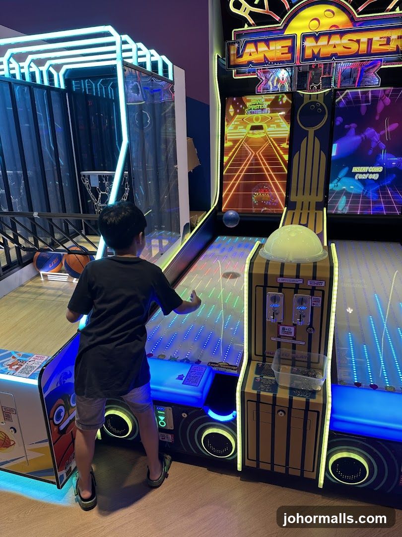 Child Playing Arcade Game