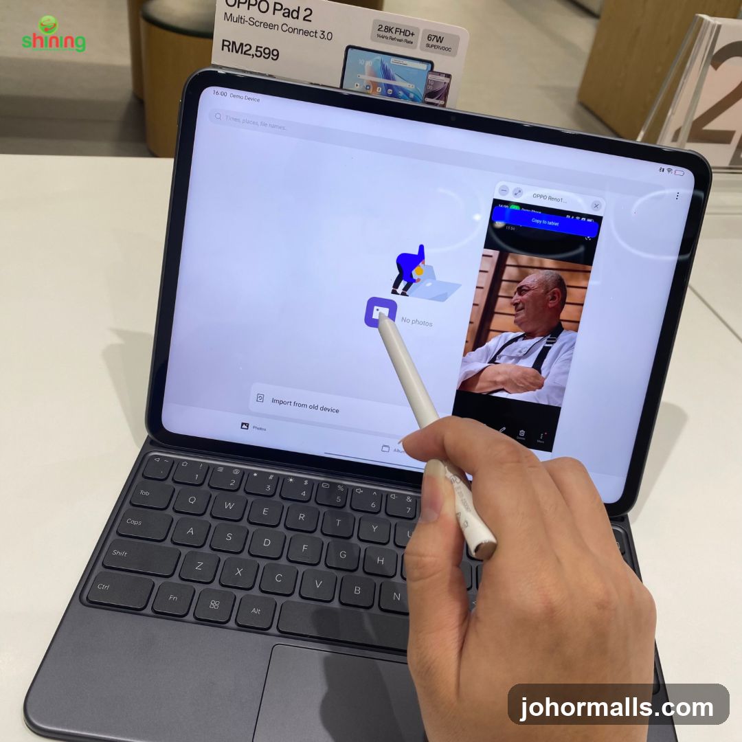 OPPO Pad 2 with Keyboard